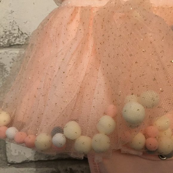 PEACE JOY GLITTER Dress 0-3 Months - Picture 3 of 3